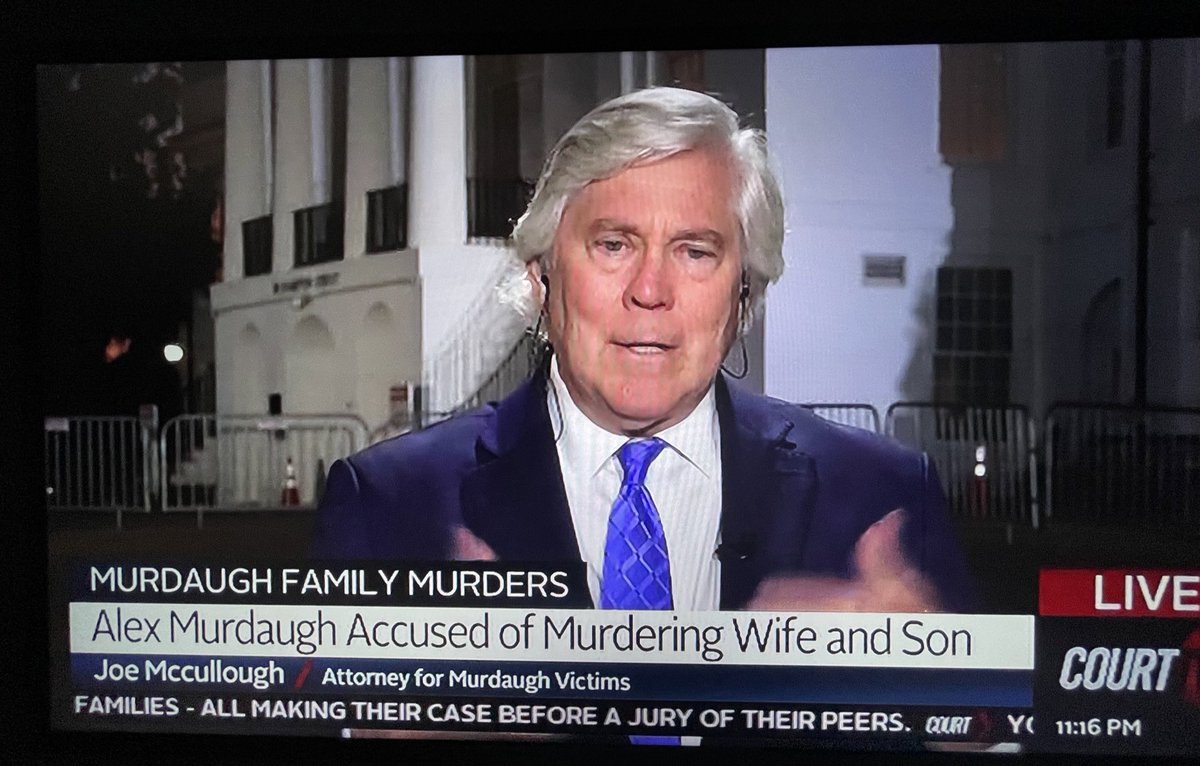 imadriienne's tweet photo. yesss!! @joemccullochsc joining the analysis tonight on @CourtTV 👏🏼👏🏼
discussing the #AlexMurdaugh case & all testimony from today on @CourtTV & all the thoughts on the trial.
with @MichaelCourtTV @jackrice #DavidBruno @CourtTV 👏🏼👏🏼 https://t.co/bcImjuwBVt