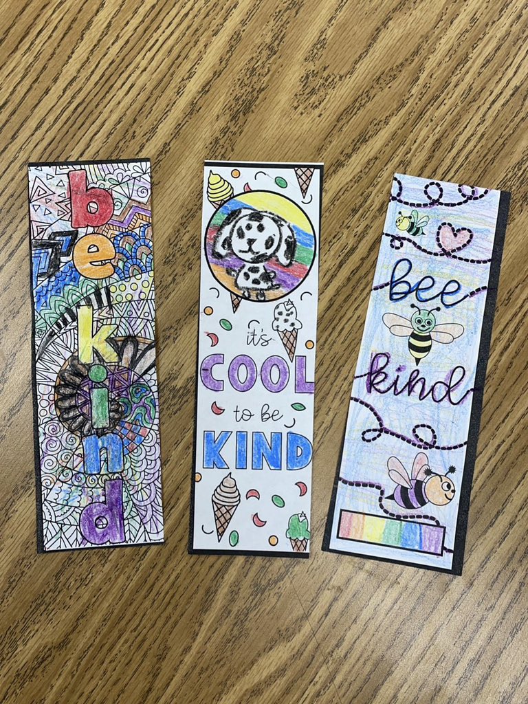 monicajdiaz's tweet photo. Day 4 of The Great Kindness Challenge! Students got to decorate and color kindness bookmarks 📚  @mvesmustangs #GreatKindnessChallenge #romogrows #mvesmustangs https://t.co/NCHUxH7uKm