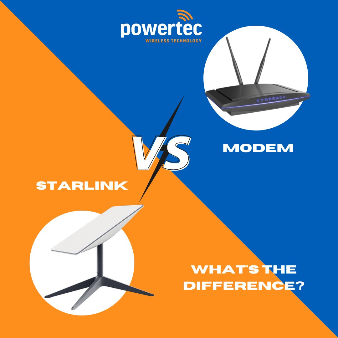 powertectelecom's tweet photo. Swipe right to learn the difference between Starlink and a broadband. 
If you need more information, head to https://t.co/MtRZjoe156.
.
.
#starlink #spacex #satellite https://t.co/njOSLkgB5C