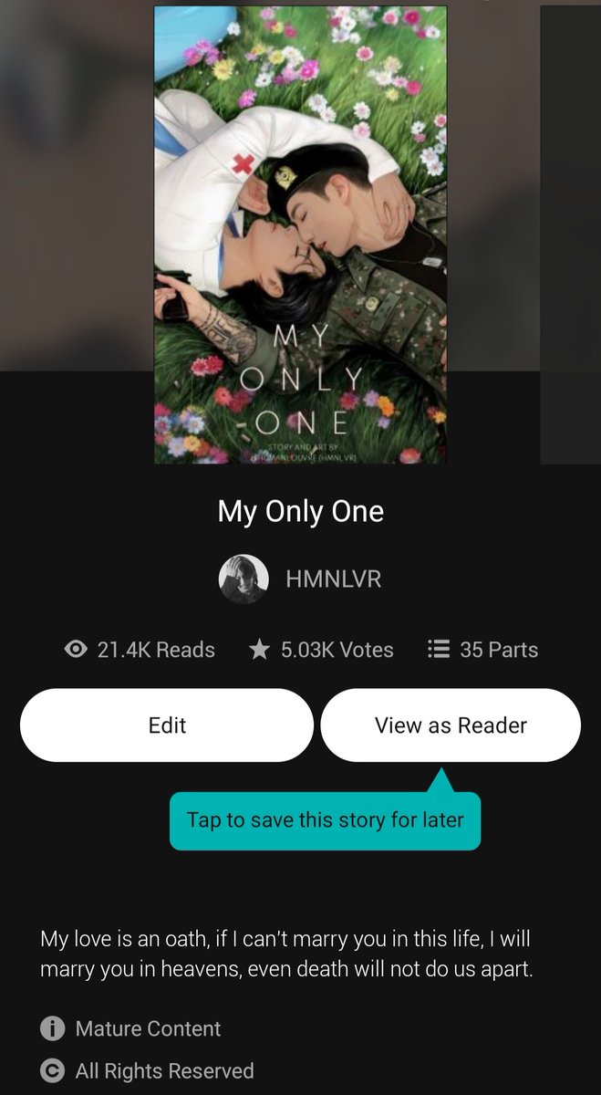 on Twitter "My Only One is on wattpad again ️