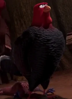 Red_BlackOTD's tweet photo. Today's red and black character of the day is Jake from Free Birds! https://t.co/VZEhc9hHpG