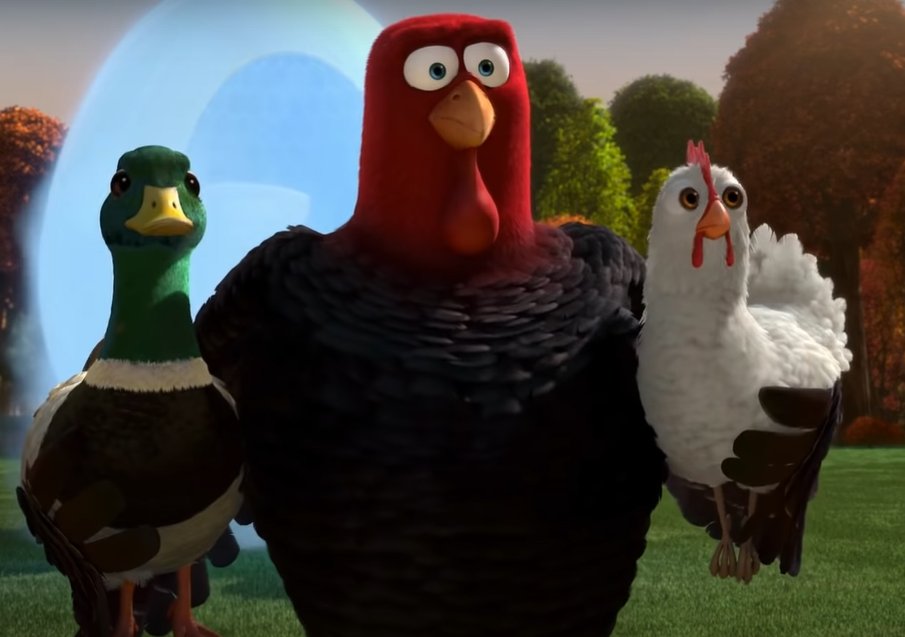 Red_BlackOTD's tweet photo. Today's red and black character of the day is Jake from Free Birds! https://t.co/VZEhc9hHpG