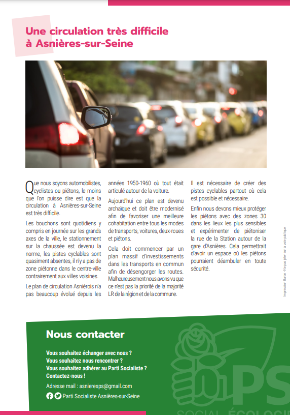 Ps_Asnieres's tweet photo. (1/2) Voici le journal de la section du parti socialiste d’Asnières-sur-Seine. @PSfederation92 @partisocialiste #asnieres https://t.co/IuOYt5KOpp