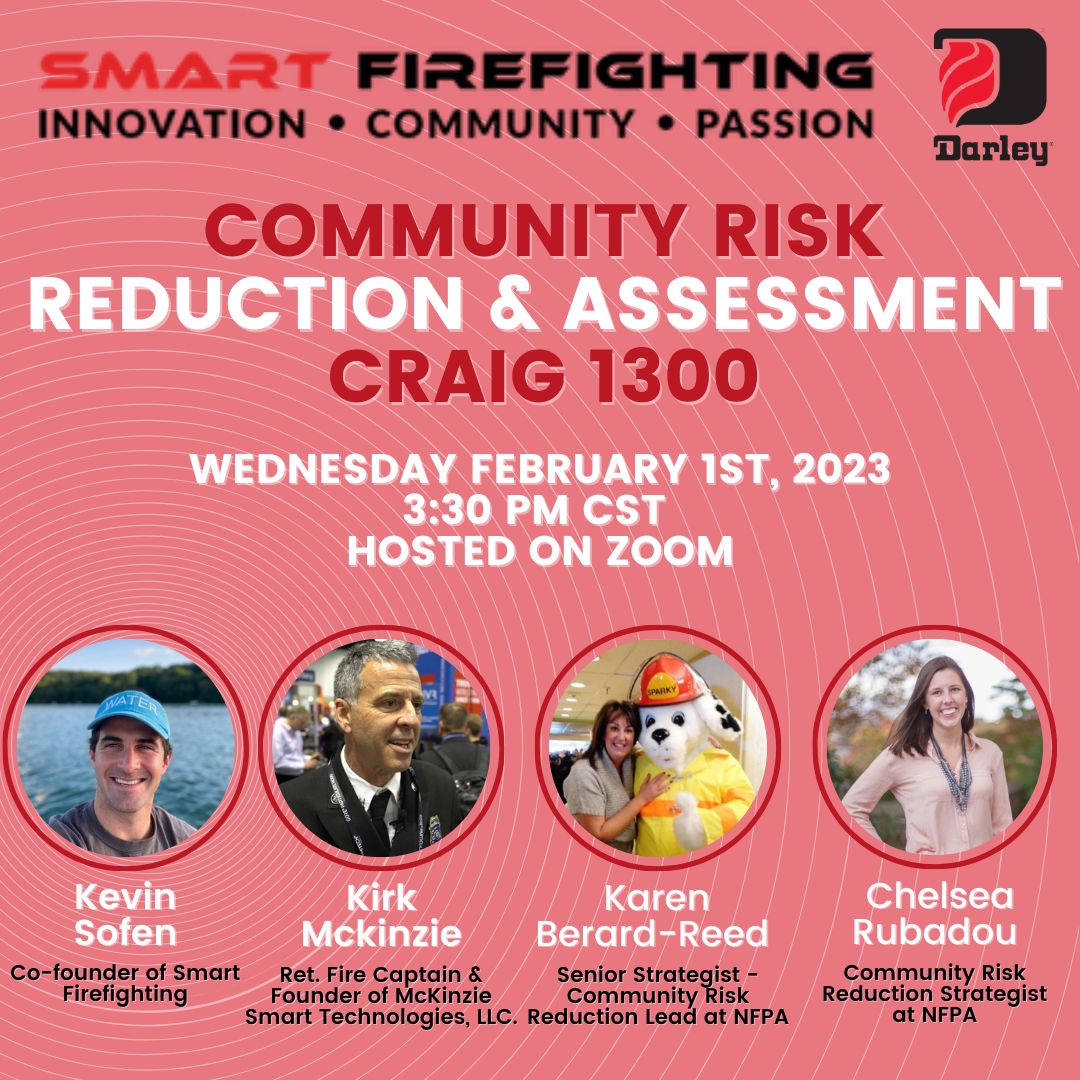 Feb 1st! Mark your calendars for this upcoming installment of the <a href="/SmartFire_/">Smart Firefighting</a> Roundtable. <a href="/KevinSofen/">Kevin Sofen 🔥 &💧</a> and Kirk McKinzie host leading community risk reduction strategists from the <a href="/NFPA/">NFPA</a> - DM for zoom link to attend 🔗👍