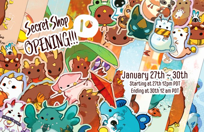 Secret Shop OPENING!!!

Patreon exclusive shop is finally here🎉 
-June 2021 ~ April 2022 rewards will be available on this Shop! 