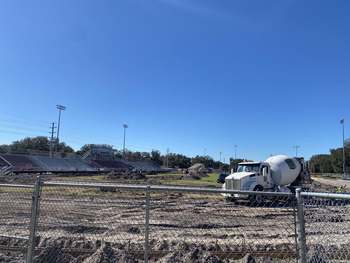 Getting BIG time at South Sumter!!! Already have one of the BEST weight rooms in the state, now adding an 8 lane track to our new stadium and brand new artificial turf field!!! 
LETS GO!!!!