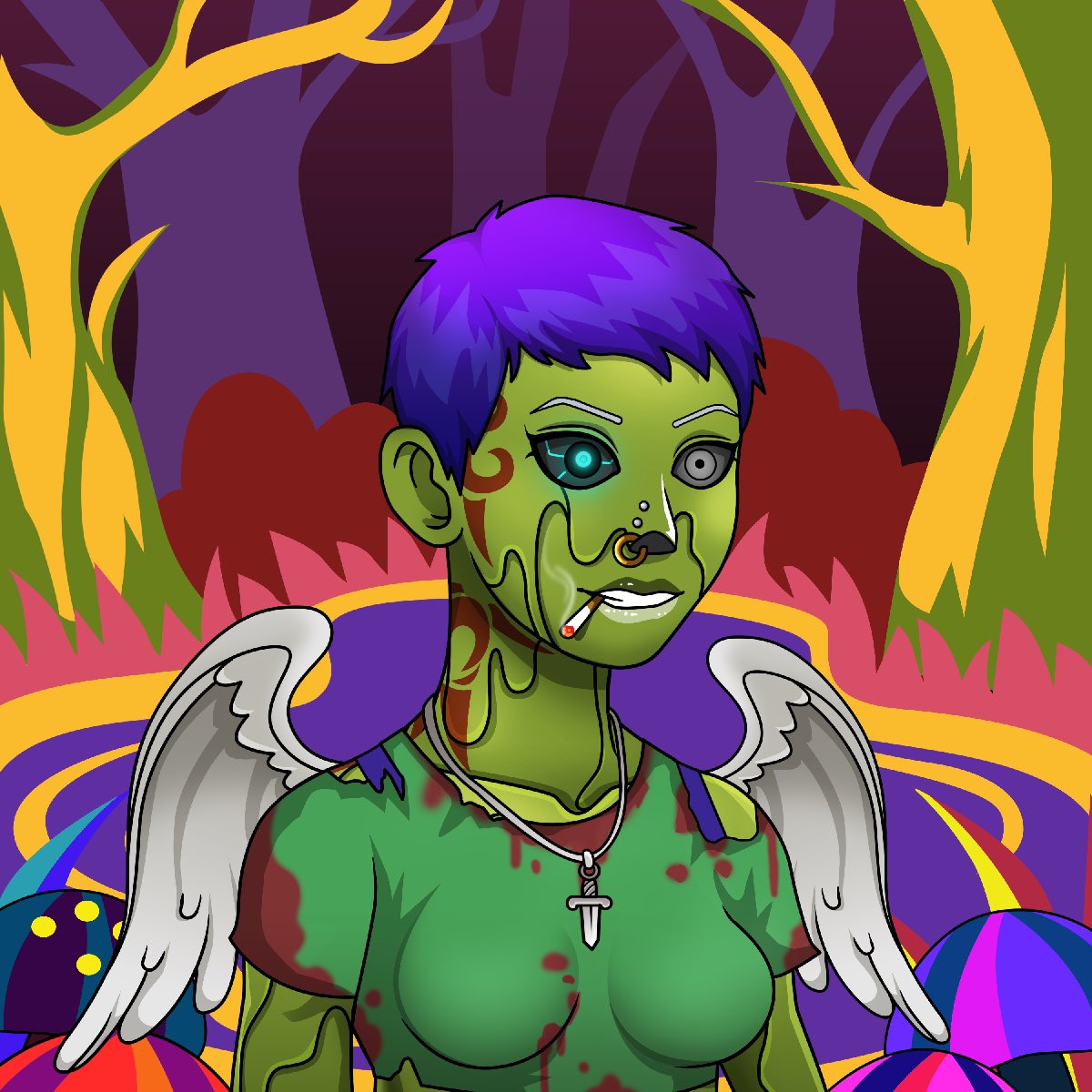 Omg look at this <a href="/LeftOverzNFT/">fractured Apes</a> I won Courtesy of the giveaway in <a href="/theoriginalgrow/">GrowhousE</a> <a href="/Growjau5/">GrowjauS</a> 🔥 Thank you 🙏🏻 it’s very much appreciated…❤️ Absolutely love it…😍❤️