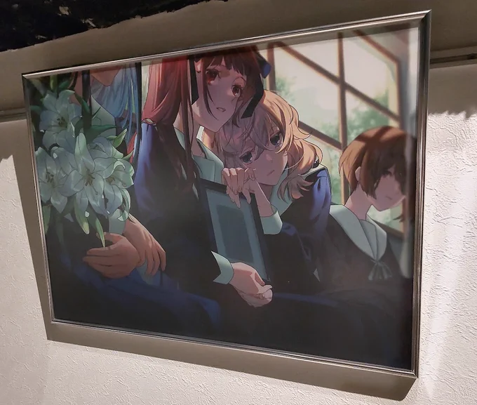 昨日は株式会社KnockToonさんの素敵な会に参加させていただきました～!お話してくださった方、ありがとうございましたイラストとても綺麗に印刷して飾ってくださり嬉しかった… #KnockToon 