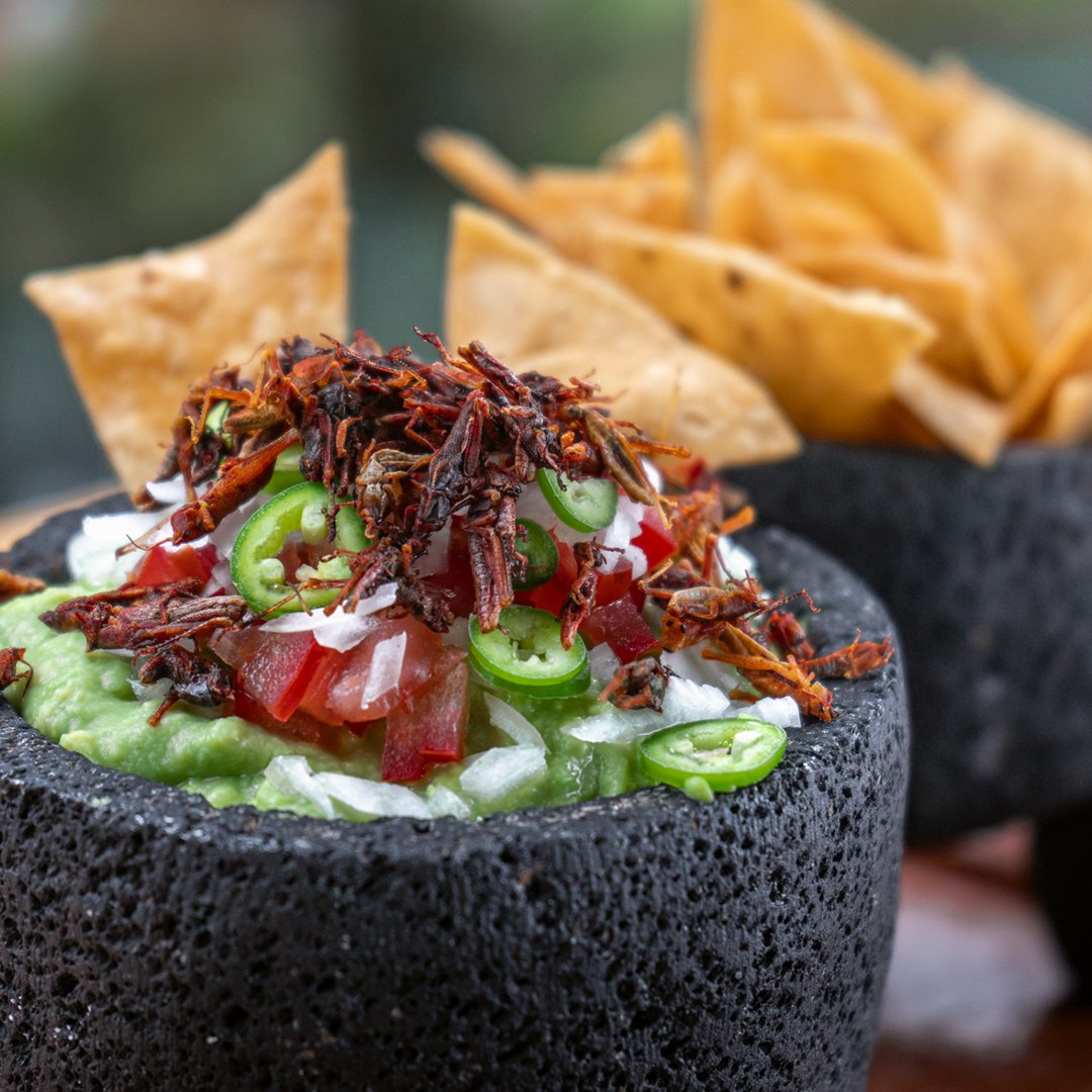 Solo pasamos a recordarte que ya es viernes con este delicioso guacamole con chapulínes de <a href="/OaxaquitoMx/">Oaxaquito</a> 🤤

#mrc #guacamole #chapulines #molcajete #comidaoaxaqueña #antojitosoaxaqueños #platillosregionales #cocinamexicana #cocinaoaxaquela #antojitos #mercadogastronómico #cdmx