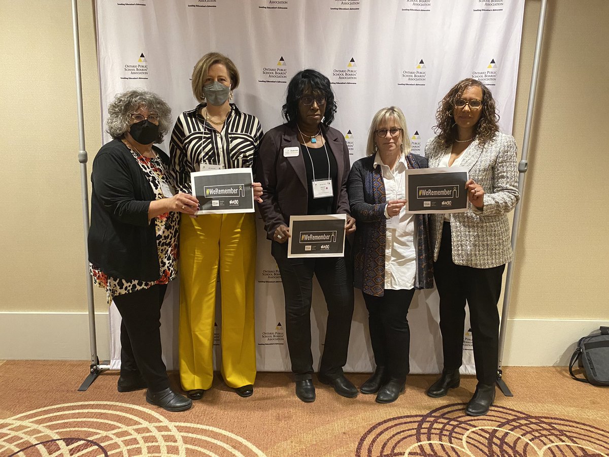 shelleylaskin's tweet photo. #WeRemember the past to build a better tomorrow. @tdsb trustees @rchernoslin @VoteWilliamsTO @AlexisDawsonTO @aarts_michelle @opsba #OPSBA23 #WorldJewishCong @cijainfo https://t.co/D3vAnJJ5T4
