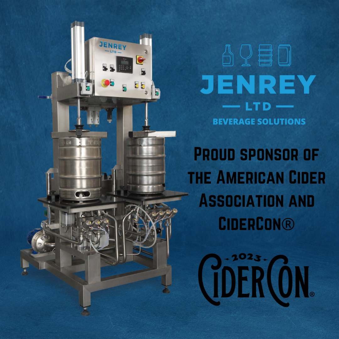 cidercon's tweet image. Thanks to Jenrey for their support of CiderCon® 2023, the American Cider Association, and the American cider industry! #pickcider #cidercon #cidercon2023 #cidermaker #cidermaking #cider #craftcider