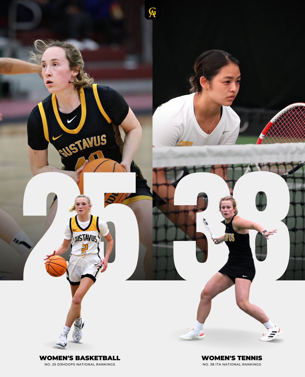 There’s something about Saint Peter…

Count ‘em: FIVE national rankings for the Gusties this week. 

#GoGusties