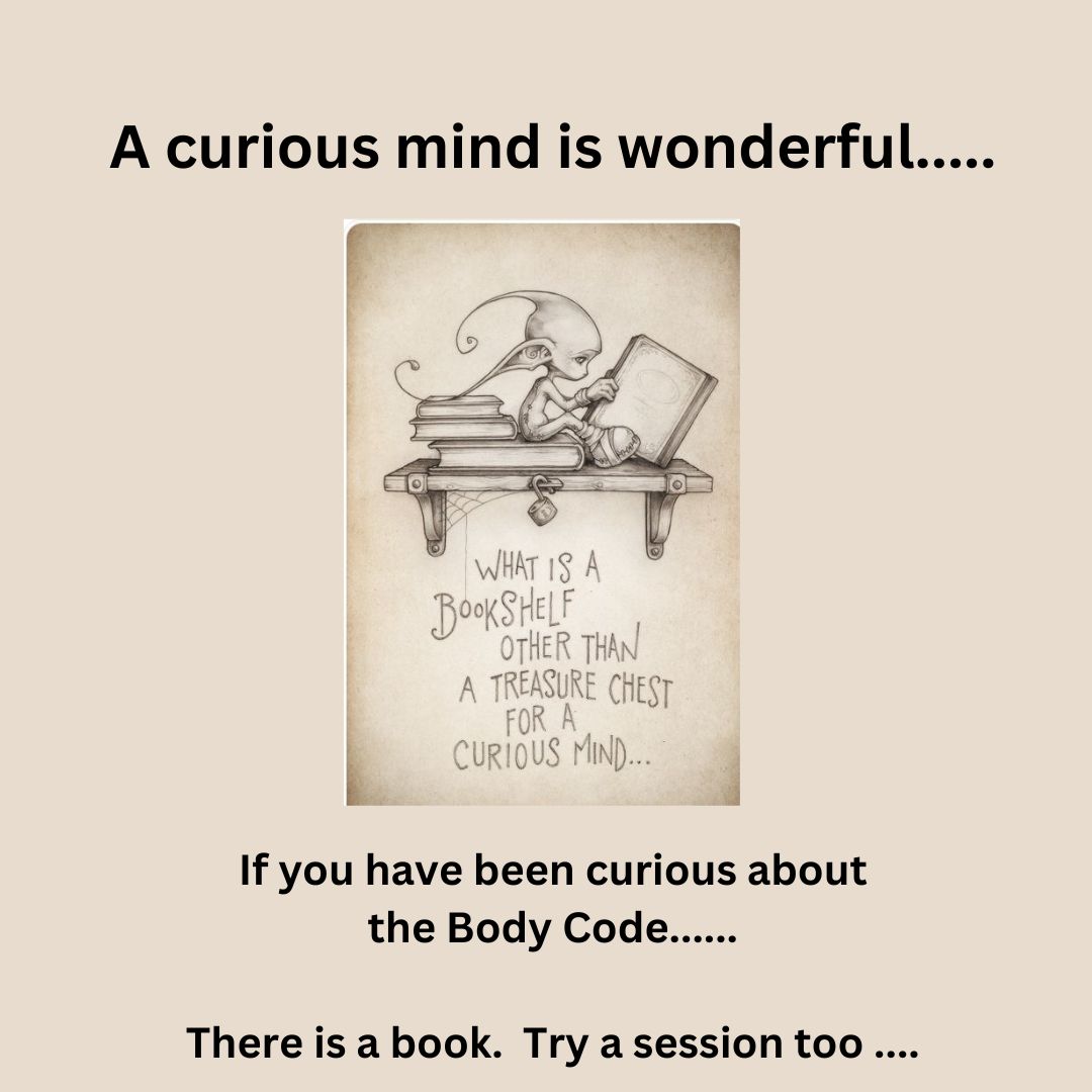 BobbiJourney's tweet image. ❤️Hello:❤️
If you are curious about it, Dr. Bradley Nelson has published The Body Code book. 

#emotioncode, #bodycode, #selfcare, #wellness, #energy, #healing, #reiki, #integrativemedicine, #naturopath, #autisticadult, #autisticselfcare, #asd,