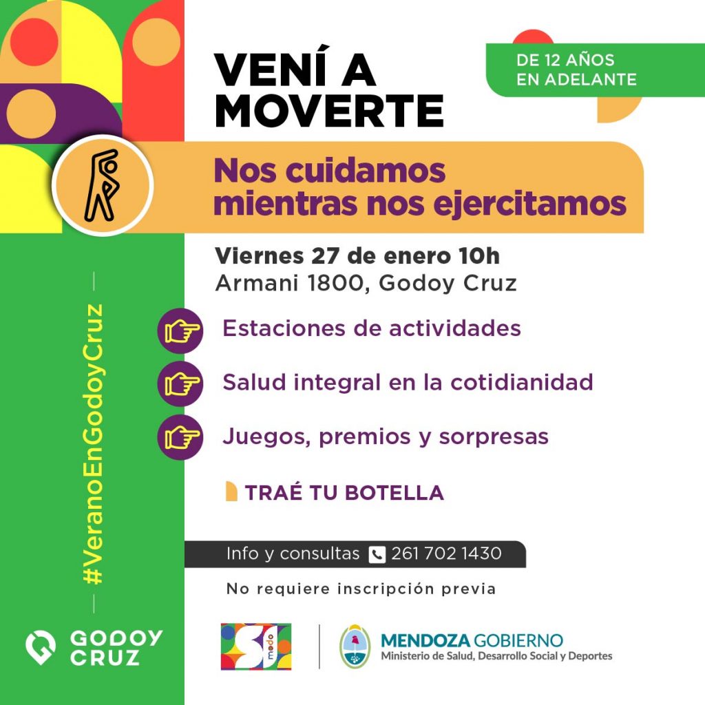 GodoyCruzJoven's tweet photo. ‼️Imperdibles actividades en #ModoSi

👉Vení a moverte este viernes 27/1 a las 10hs 
👉Sumate al taller de Hip Hop lunes y martes de 10 a 14h

ℹ️Entrá en la nota y conocé detalles de las propuestas https://t.co/SFwEIIqdXv https://t.co/ebyPKOUfex