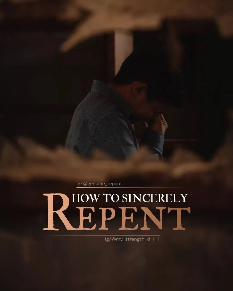 7signxx's tweet photo. How To Sincerely Repent...

THREAD https://t.co/RNjUilulGX