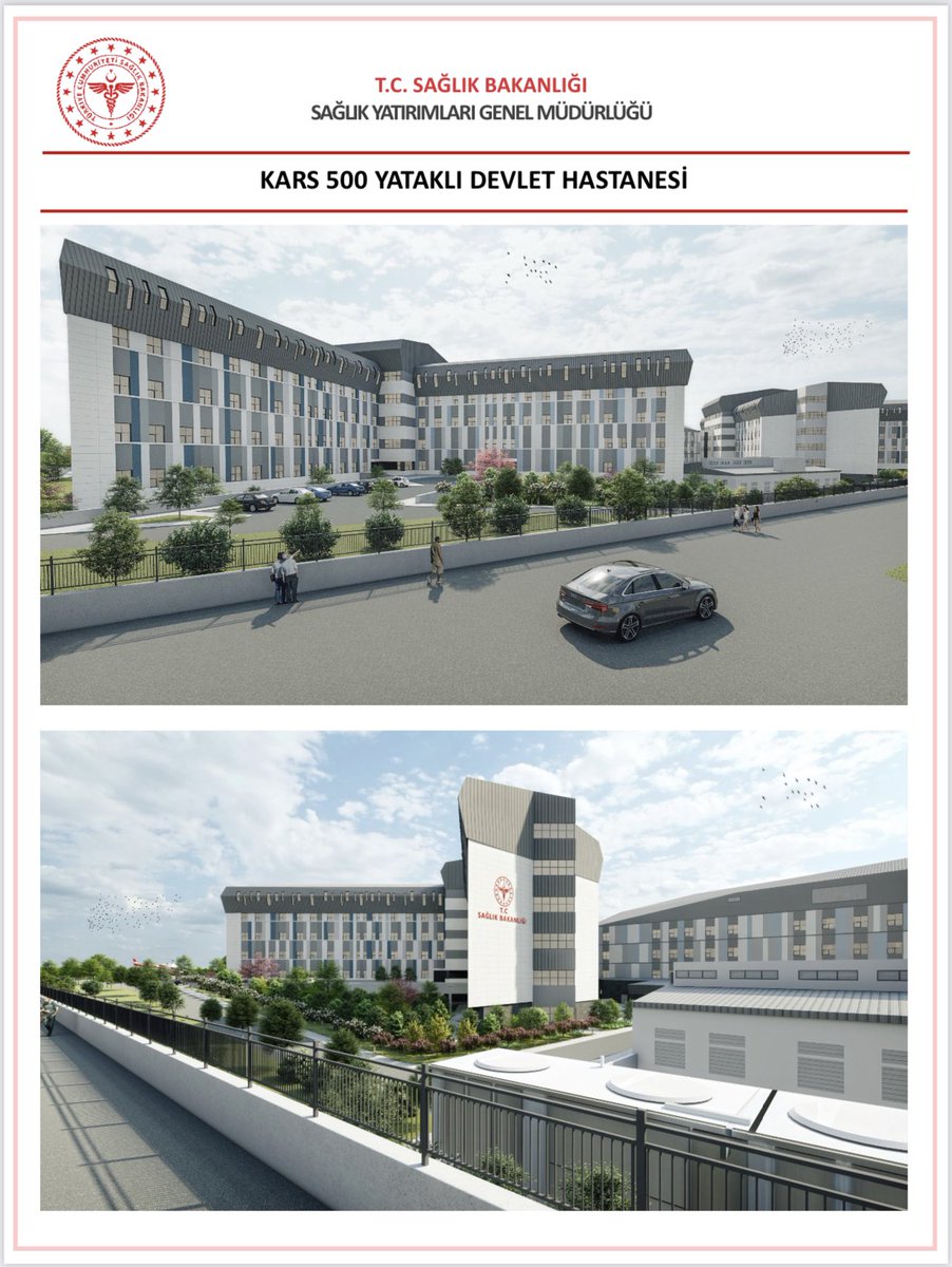 ahmetarslan36's tweet photo. Kars 500 Yataklı Devlet Hastanemizin yapılan ihalesine uygun teklifler gelmiş olup; geçerli olan 7 teklifin değerlendirilmesi devam ediyor. 

Bölge hastanesi olarak hizmet verecek olan hastanemiz Kars’ımıza ve bölgemize hayırlı olsun. https://t.co/WDTfRSZHQs