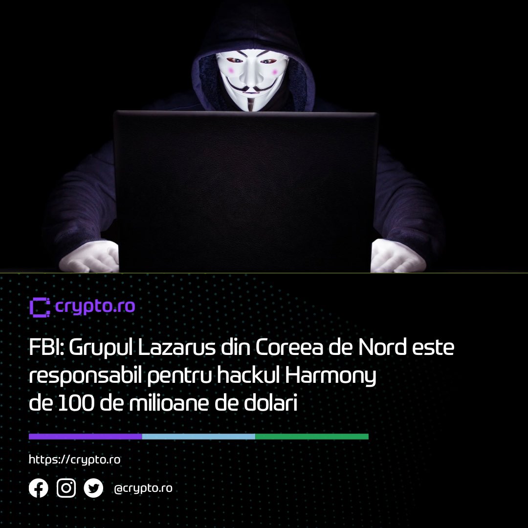 cryptoro's tweet photo. Se crede că hackerii nord-coreeni au furat criptomonede în valoare de 1,72 miliarde de dolari din 2017

🔗 https://t.co/DyCHQvVEwj

#crypto #cryptoro #cryptoromania #criptomonede #criptomonederomania #blockchain #noutaticrypto #activedigitale #fbi #lazarus #coreeadenord https://t.co/ejZMKw7csL