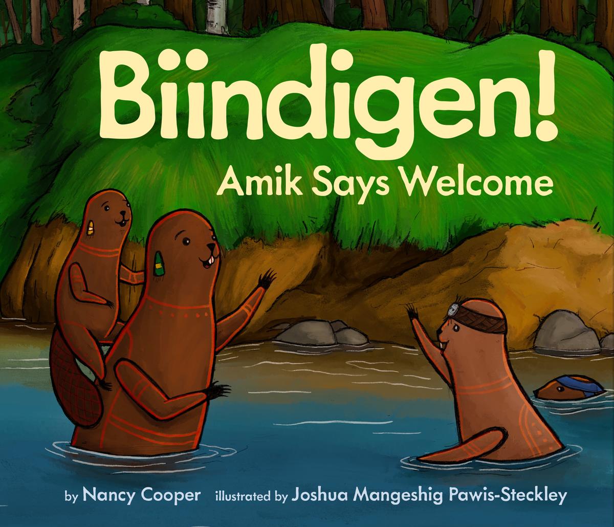 Coming Soon - Biindigen! Amik Says Welcome (2023). Author Nancy Cooper is from the Chippewas of Rama First Nation &amp; illustrator, Joshua Mangeshig Pawis-Steckley, is an #Ojibwe artist &amp; a member of Wasauksing First Nation.
<a href="/GoodMindsBooks/">GoodMinds.com</a>: goodminds.com/products/biind…
#FamilyLiteracy