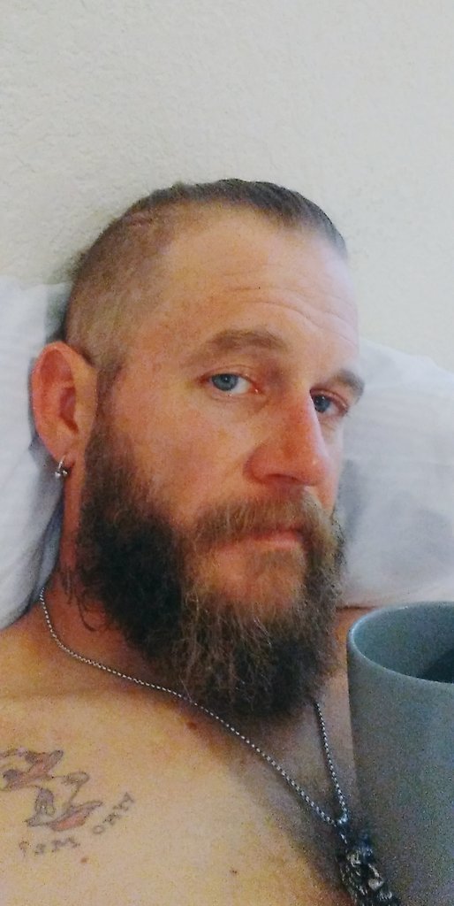 Cole1Gonzo's tweet photo. Sick as a dog🤧... babygirl has her hands full takin care of this man baby 🤣 🤣 🤣 @faithcrystal47 🖤☠ https://t.co/B84l6lNLis