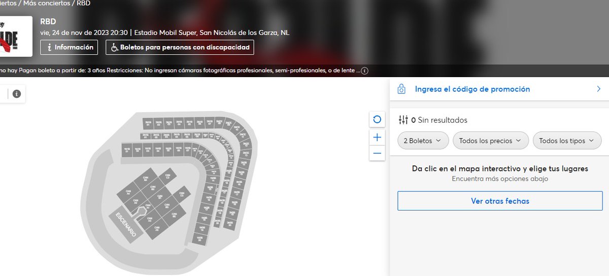 _vval28's tweet photo. Y así paso con @Ticketmaster_Me @Ticketmaster_Me  @RBD_oficial  desde ayer preventa con @Citibanamex y hoy con @SpotifyMexico y nada, te saca la plataforma 😡🤬 https://t.co/7AmawqxD1d