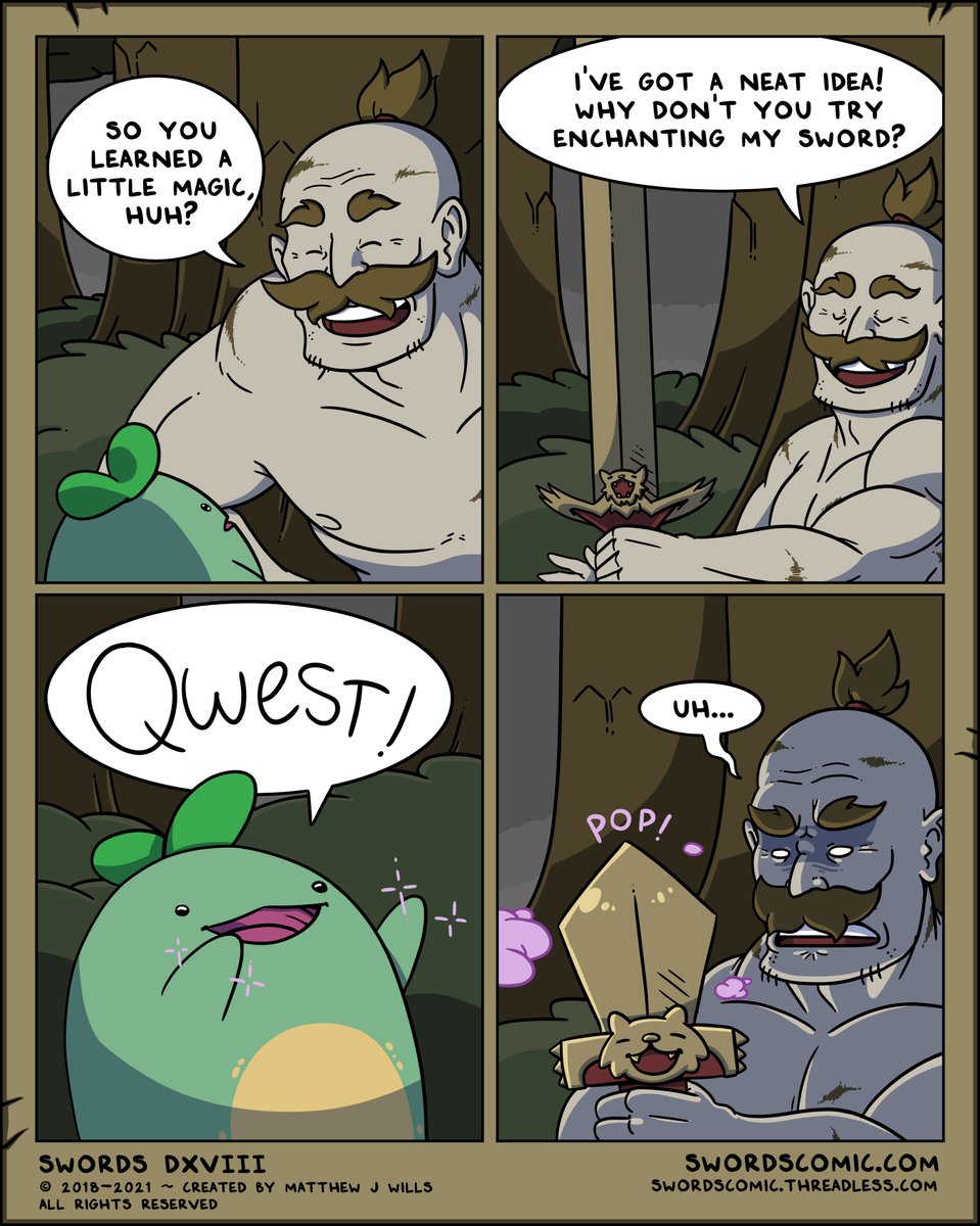 _mjwills's tweet photo. If you have less followers than me, it is your qwest! to retweet these cute comics ☘️ https://t.co/ktM2szSDM9