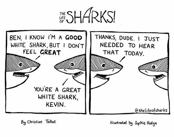 HumorArtsMuseum's tweet photo. Comic by Christian Talbot &amp; Sophie Hodge

Collaborators do help us feel great.

#artist #art #cartoon #humor #wellness #humorartsmuseum https://t.co/QSh9rpi0HR
