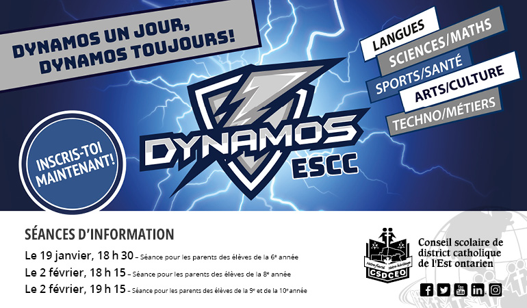 Rappel : nos séances d'information qui étaient prévues pour ce soir sont reportées au jeudi 2 février 2023. On vous attend!