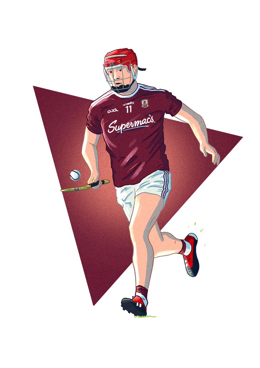 Laochra Gael kicks off tonight. 
There’s No Show, Like a Joe Show. 
-
Illustration I did of Joe Canning here for the series launch. #laochragael