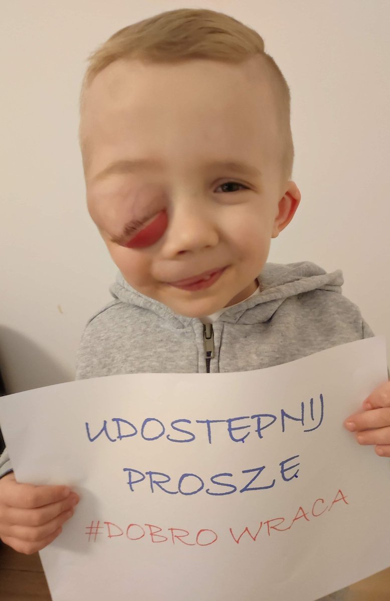 PILNE❗️BŁAGAM pomóż ratować mojego Syna. Nowotwór mózgu chce odebrać życie Szymka. Gigantyczny guz w główce, który trzeba jak najszybciej usunąć. Operacja musi odbyć się pilnie. Brakuje 1,8 mln. Za każdą pomoc z całego serca dziękuje Mama. Wesprzyj👇
siepomaga.pl/szymek-owczarek