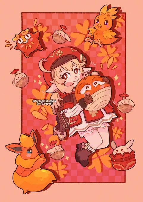 Klee made some explosive friends #Pokemon #原神 #Klee 