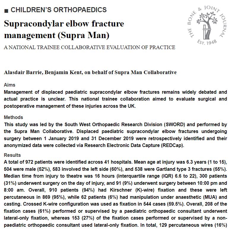 The Bone & Joint Journal tweet media