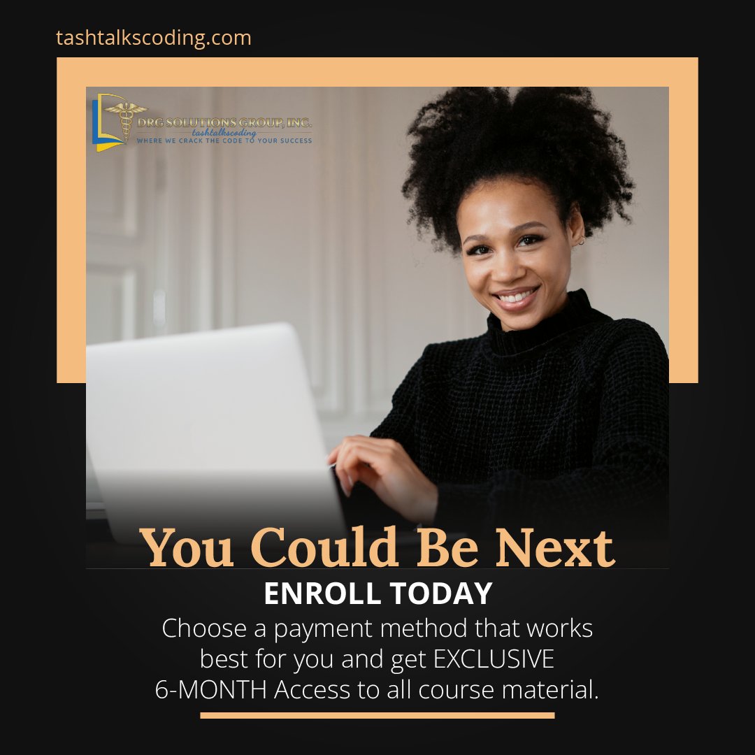 tashtalkscoding's tweet image. Choose a payment method that works best for you and get exclusive 6-month access to all course materials! 
Click the link to find out more: tashtalkscoding.com 🎉