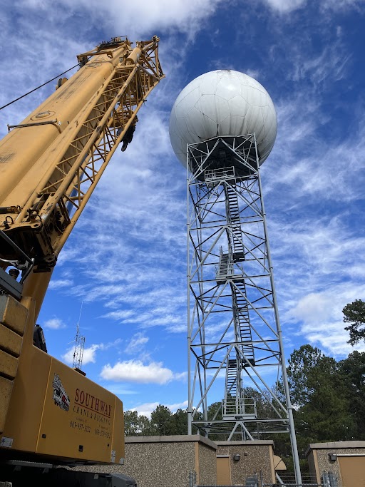 NWS GSP on Twitter "The crane has arrived at the office, and the