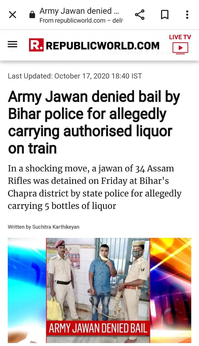 KhushHalBharat's tweet photo. 1/2. A Soldier is most vulnerable when he is at home. He can fight on borders but unwarranted litigation puzzles him.

Without him his family is not equipped to fight legal battles when he is away from home, guarding the country. 

Justice in such cases is the first casualty! https://t.co/JmS8vvZRdu