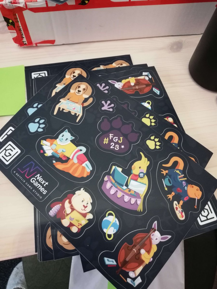 FinnishGameJam's tweet photo. Get ready for the swag!

This weekend we have packaged and shipped our FGJ 2023 swag to all our sites. You can pick it up upon registration. See you there!

#FGJ23 #FGJ #GGJ23 #indiedev #gamejam https://t.co/0wuuJPYt9a