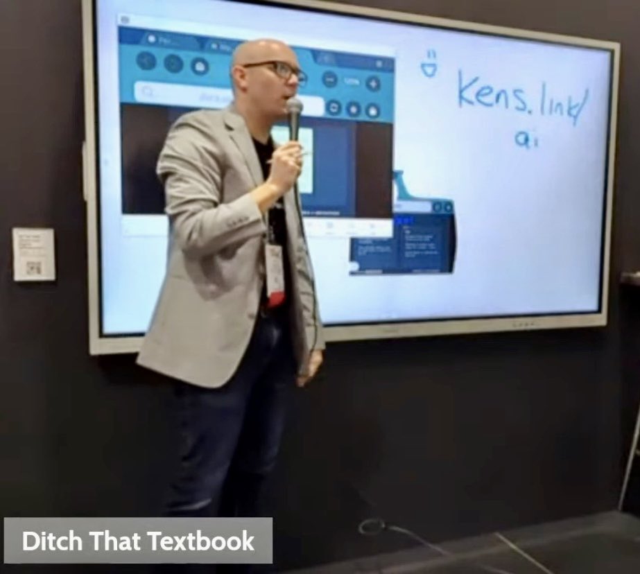accentedtech's tweet photo. Better to post late than never 😉
Thanks @JMattMiller for your #AI overview and your lively personality. Enjoyed hearing you speak. #ChatGPT #toppresenter #FETC https://t.co/zsSbZGuMMw