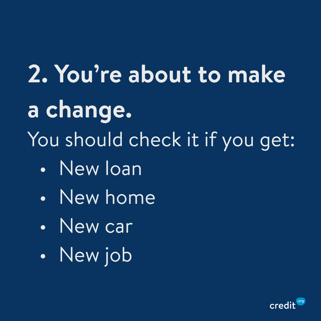 CreditDotOrg's tweet photo. Knowing your credit score is important and this is your reminder to check your credit report more frequently. Here are three signs that it's time to review your credit report:

Read more by visiting the link. 

#fixmycredit #creditreport #creditcoach 

https://t.co/fYdWRA8Qhr https://t.co/gVaWvg7osx