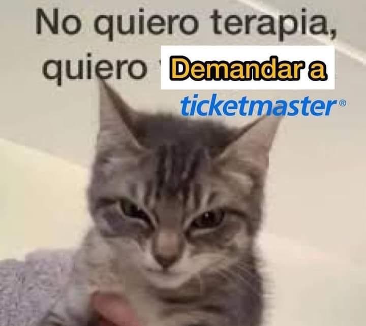 Declaro a ticketmaster como mi enemigo público número 1