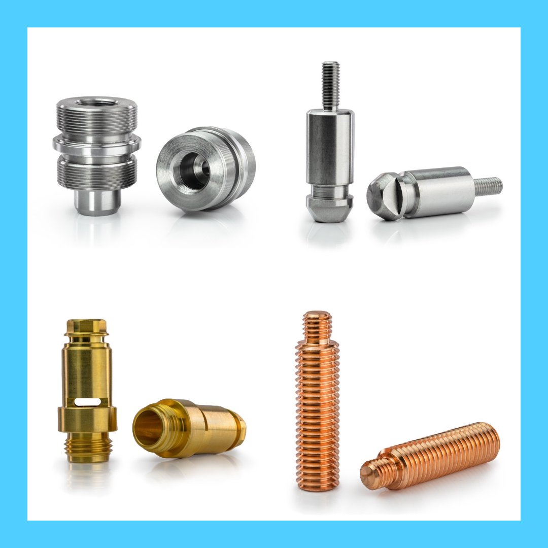 ➡️ Just a few of the turned components within our portfolio ✔️🔩 #turnedparts #precisionmachining #cncmachining #machinedparts #precisionengineers #uk