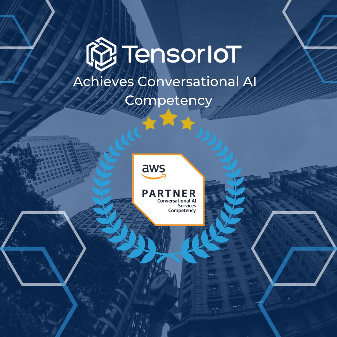 TensorIoT's tweet photo. #TensorIoT is overjoyed to announce that we've earned the @awscloud Conversational AI Competency. Read more on our site - https://t.co/8iej5hlaXO

 #AWSPartners  #APNproud @AWS_Partners https://t.co/BcagomNViV