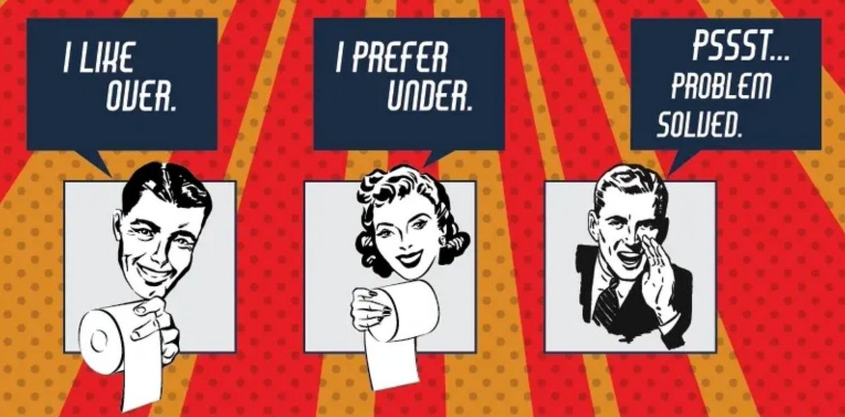 KBIS's tweet image. We&apos;re putting an end to a lifelong debate in the #KBISKickstarter Zone at  #KBIS2023! 🧻 🤔

The TP Flipper satisfies your preference of having the both toilet paper go over or under. Stop by the TP Flipper booth at W5647 and learn more!