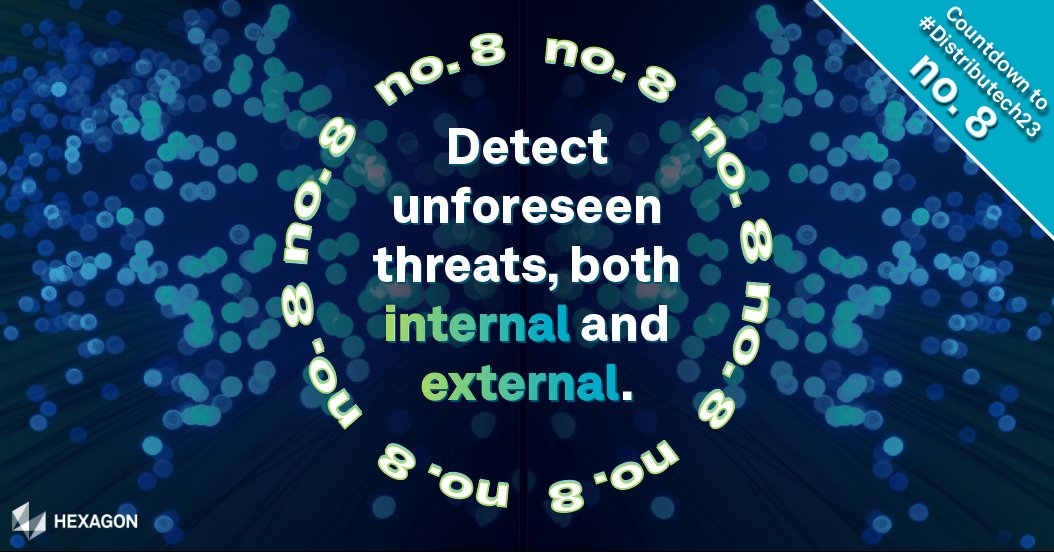 HexagonSIG's tweet image. Reason no. 8 to visit us at #Distributech23: Worried about unforeseen threats? Learn how Hexagon can provide the tools needed to protect your networks from internal and external hazards. hxgn.biz/3WwJsQN

@DISTRIBUTECH #network #countdown #utilities