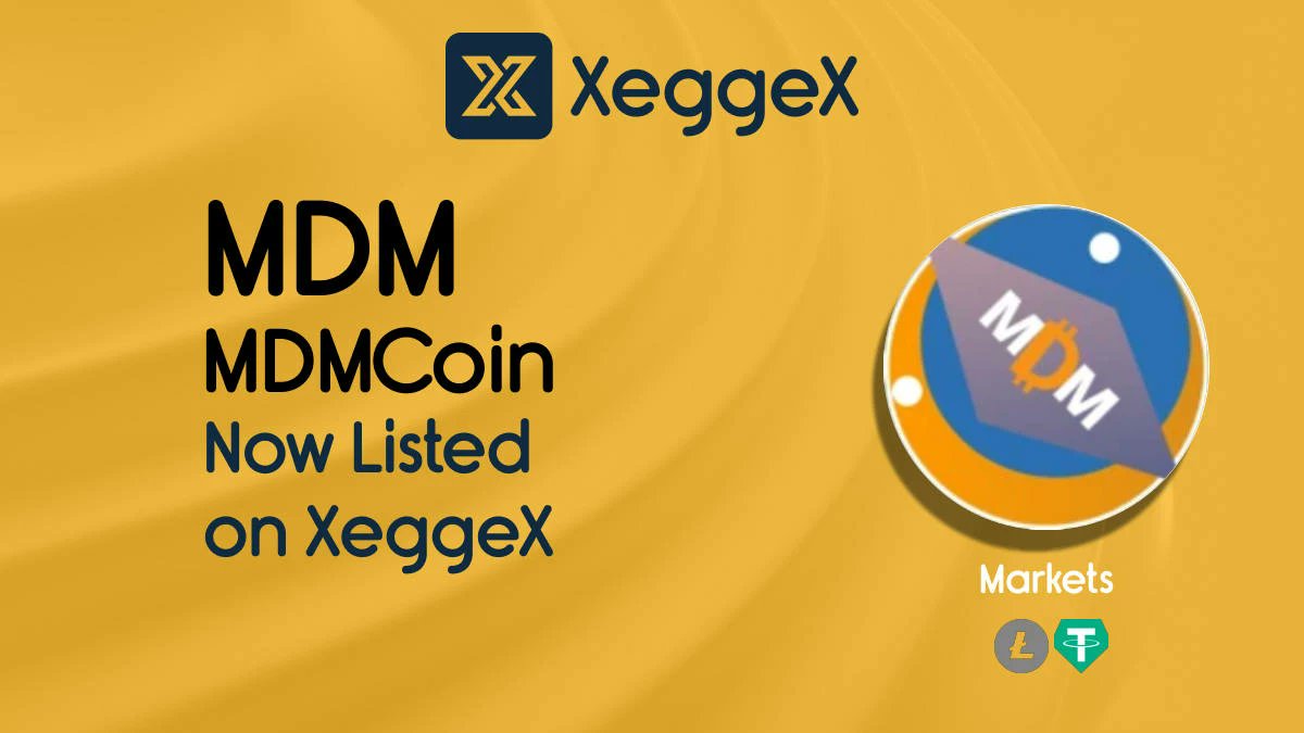 MDMCoin (MDM) has been listed on Xeggex exchange in the following markets:  MDM/LTC   MDM/USDT   
xeggex.com/post/new_listi…
<a href="/mdmcoin/">mdmcoin</a> <a href="/xeggex/">XeggeX</a> 
 #XeggeX #newlistings
