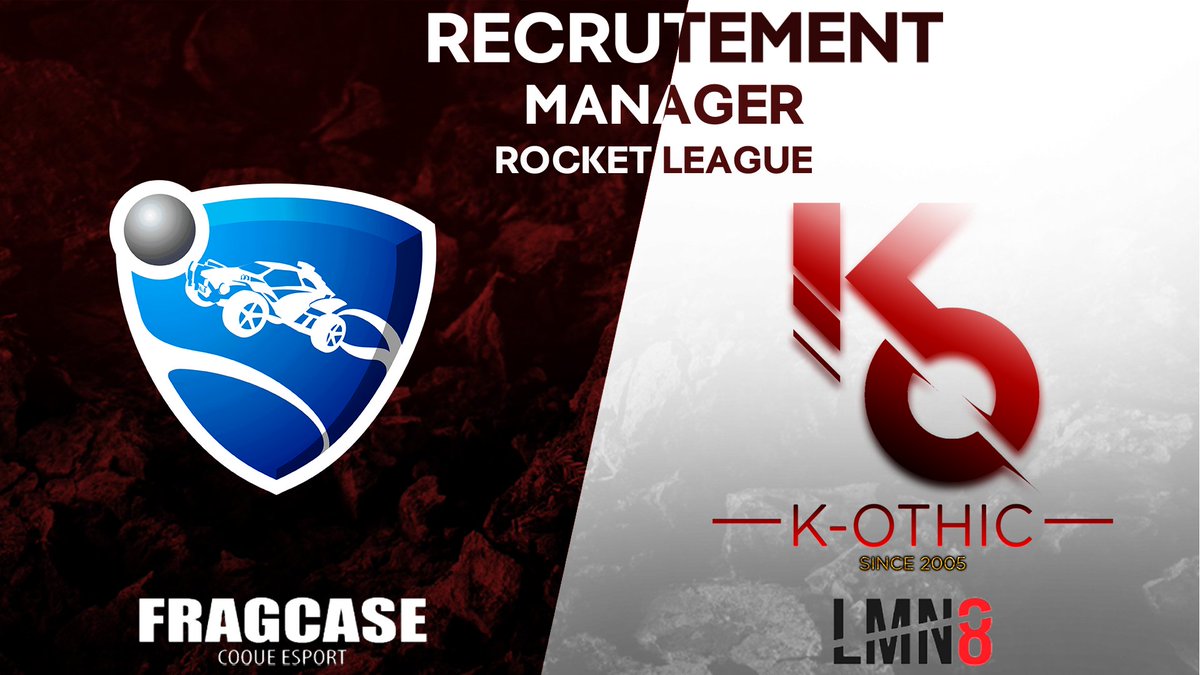 Bonsoir à tous !
Nos recrutements sont ouverts, nous recherchons :
- un coach RL GC2
- un coach RL GC3
- un manager RL
- des joueurs FIFA
N'hésitez pas à rejoindre le discord pour les intéresser :)

<a href="/Cherche_1Groupe/">Cherche 1 Groupe</a> <a href="/EsportAnnonces/">Annonces Esport</a> <a href="/GnrationEsport/">Génération Esport 🍚 ⛓</a> <a href="/Cherche_FA/">Recherche F/A</a>