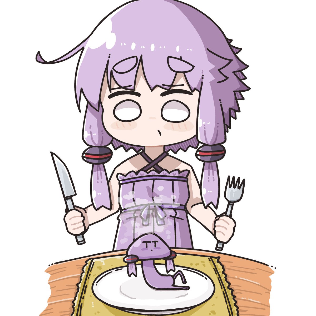 「素敵なご飯 」|毛玉猫🍄＠Skeb募集中のイラスト