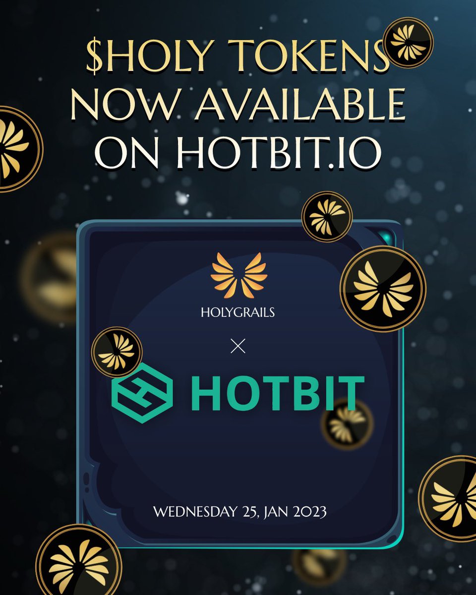 🎉#NFTGiveaway🎉

Prizes:
🎟 1 x 0.5 $SOL
🎟 $50 $HOLY

To Enter:
1️⃣ Follow <a href="/HolyGrails_io/">HolyGrails Solana NFT Marketplace</a> 
2️⃣ Like, RT &amp; Tag Frens  

Ends in 24 hrs⌛️
#NFTCommunity #Holygrails #NFTMarketplace #AD