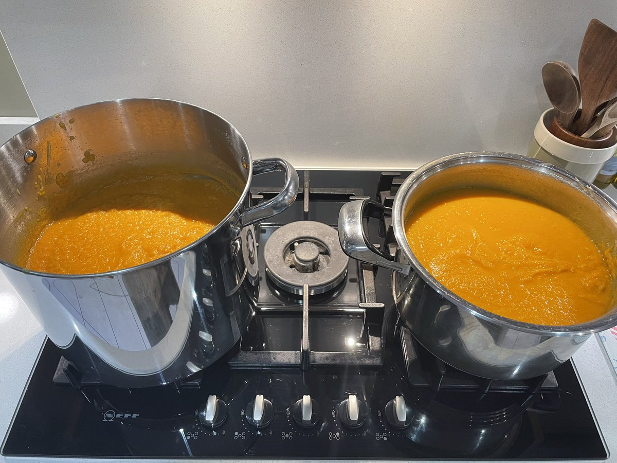 Vegetable soup all prepared for tomorrows Warm and Welcoming lunch #villagehallsweek <a href="/ACRE_national/">ACRE</a>