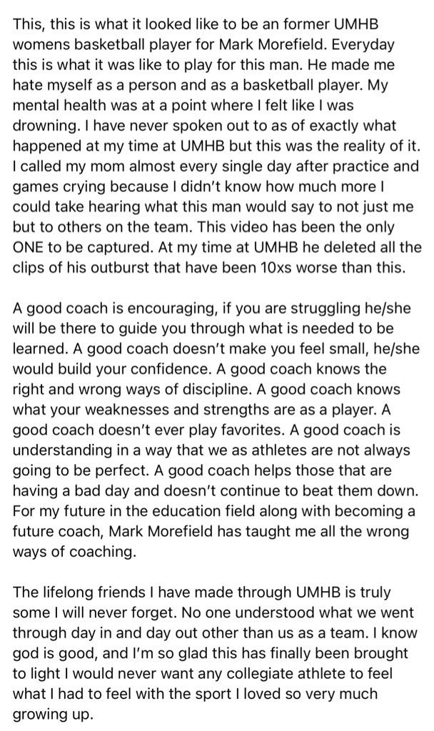 lilyyyelise's tweet photo. From a previous UMHB Women’s basketball player. https://t.co/htTgW3wTiJ