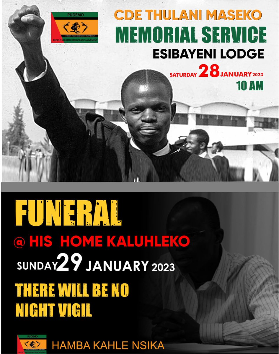nelisiwengcosa1's tweet photo. Rest in Pease Ngcamane 
Wena WeNdlovu https://t.co/8GPDl7i6X0