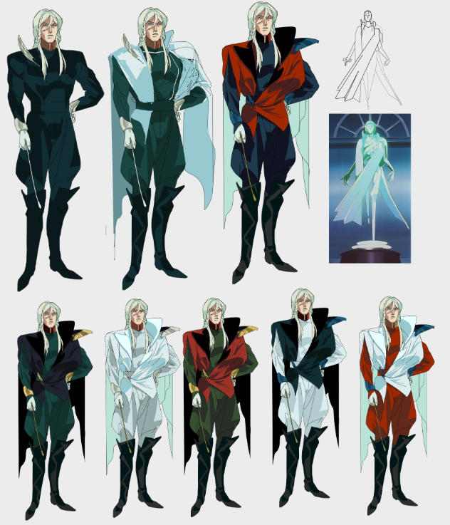 KernelOGF's tweet photo. Bonus: me doing ref sheet for all outfits in their settings🤓, line up while watching 👀intensely👀 the original ones, obsessing over color scheme and, this rejected last one I might use later🤫 https://t.co/78d7OC8hdK